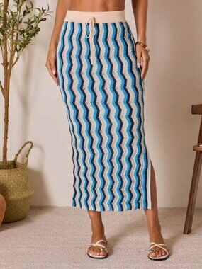 NEW Antarie Knit Maxi Skirt